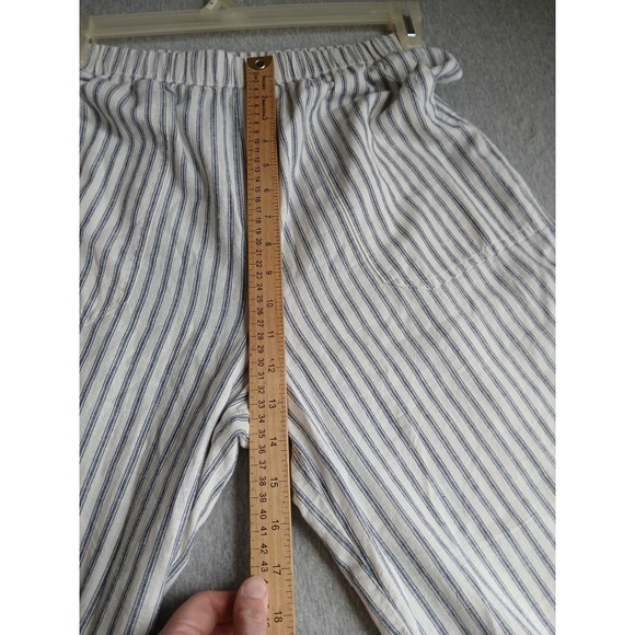 Marine Layer Pants Small Allison Linen Hemp Wide Leg Pull On Cottage Boho Beach - Picture 11 of 13